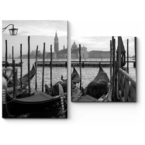 Модульная картина Монохромная Венеция 140x105