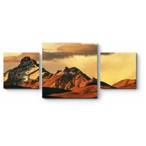 Модульная картина Высокие горы Боливии 70x30