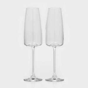Набор бокалов для шампанского LORD, 340 мл, хрустальное стекло, 2 шт