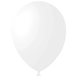 Набор воздушных шаров Latex Occidental пастель 12", белый, 50 шт.