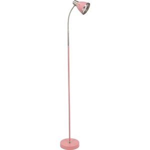 Напольный светильник с гибкой стойкой, Ultra LIGHT MT2018 60Вт. Торшер. Розовый матовый