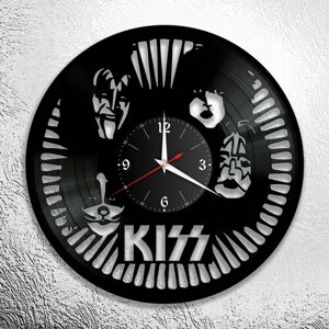 Настенные часы с группой KISS, Кисс, Gene Simmons, Paul Stanley