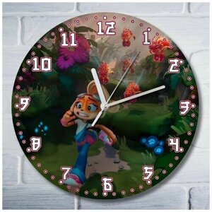 Настенные часы УФ игры Crash Bandicoot 4 Its About Time - 6324