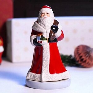 Новогодняя игрушка музыкальный Дед Мороз, Nostalgic Melody, Villeroy & Boch, Премиум-Фарфор.