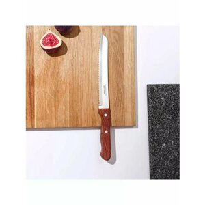 Нож кухонный для хлеба Dynamic, лезвие 20 см, с деревянной