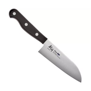 Нож кухонный Сантоку 145мм, молибден-ванадиевая сталь, рук. PP нейлон - MURATO Slim
