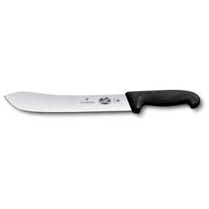 Нож кухонный Victorinox Swibo (5.7403.25) стальной разделочный лезвие 250мм прямая заточка черный