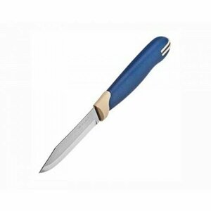 Ножи для овощей TRAMONTINA Multicolor 2шт. 7,5см син. бел. в блистере