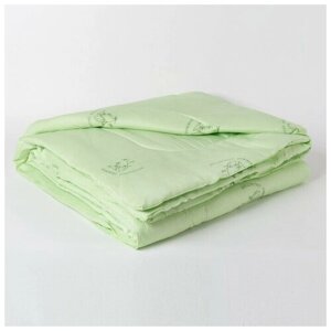 Одеяло Эконом Бамбук 140х205 см, полиэфирное волокно, 100гр/м, пэ 100