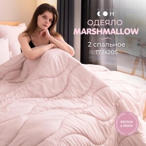 Одеяло Мягкий сон 2 спальное 172х205 см розовое воздушное всесезонное, мягкое / для сна , для дома , в подарок / для взрослых / для детей / для беременных / для дачи / двуспальное