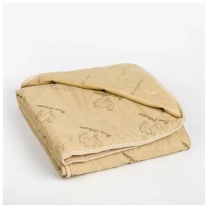 Одеяло облегчённое Адамас "Верблюжья шерсть", размер 140х205 5 см, 200гр/м2, чехол п/э