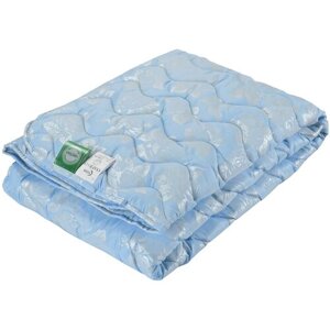 Одеяло Соня Текстильная Фабрика Лебяжий пух комфорт + всесезонное, 172 х 205 см, голубой