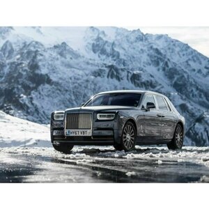 Плакат, постер на бумаге Rolls-Royce Ghost. Размер 42 х 60 см