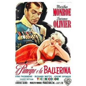 Плакат, постер на холсте Принц и танцовщица (The Prince and the Showgirl), Лоуренс Оливье. Размер 42 х 60 см
