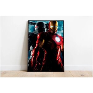 Постер "Герои Марвел"Формат А3 (30х42 см) / Плакат Marvel / Без рамы