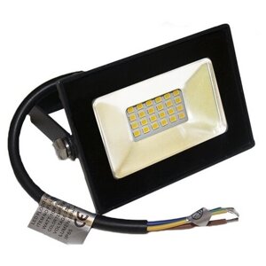Прожектор светодиодный Foton Lighting FL-LED Light-PAD 4500K Plastic Black, 10 Вт, свет: дневной белый