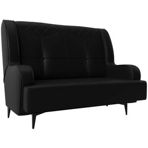 Прямой диван Неаполь 2-х местный, Экокожа, Модель 113186