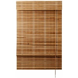 Римские шторы ПраймДекор, "Макао", бамбук, 60Х160