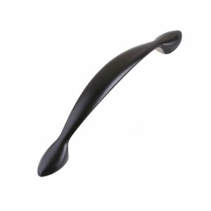 Ручка-скоба мебельная 96 мм, цвет черный