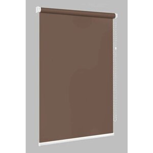 Рулонные шторы Люкс шоколад 64х155 см