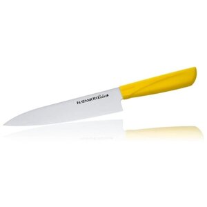 Шеф-нож Kanetsugu Hatamoto, лезвие: 18 см, желтый