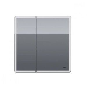 Шкаф-зеркало для ванной dreja Point 99.9034, ШхГхВ)80х15х80 см, белый глянцевый