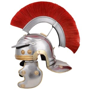 Шлем центуриона с красным плюмажем
