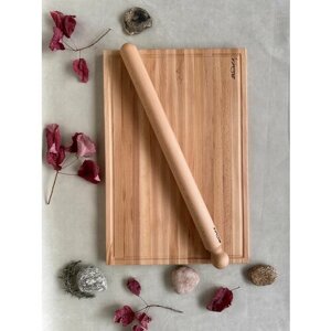 Скалка для раскатки теста деревянная, БУК, 65 см