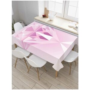 Скатерть прямоугольная JoyArty на кухонный стол "Драгоценный бриллиант" из оксфорда, 180x145 см