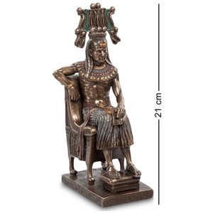 Статуэтка Фараон на троне Размер: 6,6*11*21 см