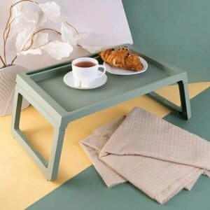 Столик/Подставка для ноутбука, Поднос/столик для ноутбука складной/зеленый