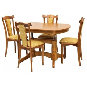 Столовая группа со столом и стульями Хорс