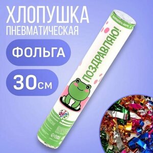 Страна Карнавалия Хлопушка пневматическая "Лягушка", 30см
