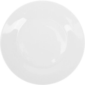 Тарелка Collage мелкая, фарфоровая, белая, d=26,3cм , фк380)