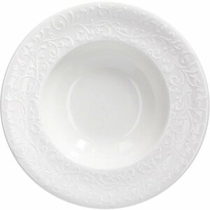Тарелка глубокая "Jasmin", 25 см, белый, фарфор, Tognana, JA001250000