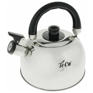 Teco Чайник со свистком ТС-120 2 л, 2 л, нержавеющая сталь