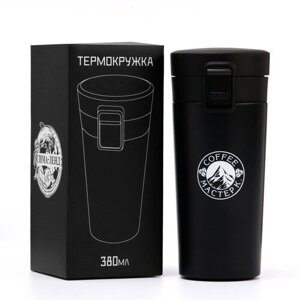Термокружка, серия: Style, "Мастер К. Coffee", 380 мл, сохраняет тепло 8 ч, 17 х 7.5 см ТероПром 2273859