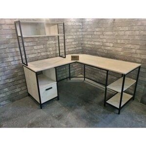 Угловой письменный стол Boss L-36, с размерами 200х75х100 см