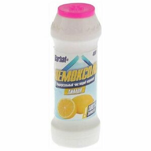 Универсальное чистящее средство Бархат пемоксоль порошок лимон 480гр, 1554899
