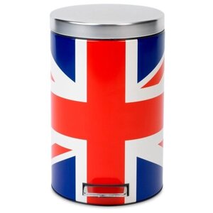 Ведро для мусора с педалью "Brabantia"Union Jack), 12 л