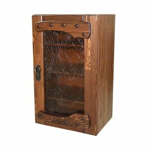 Ящик для кухни навесной (1 дверь) Богатырь" 30*34*Н84 ммк-древ старый орех