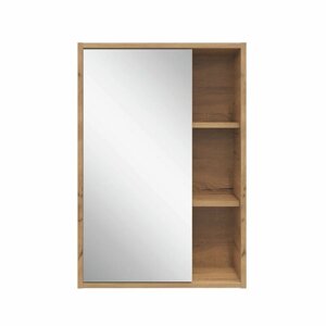 Зеркальный шкаф подвесной SanStar Diva 50 для ванной комнаты Дуб вотан