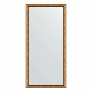 Зеркало настенное EVOFORM в багетной раме версаль бронза, 75х155 см, для гостиной, прихожей, кабинета, спальни и ванной комнаты, BY 3335