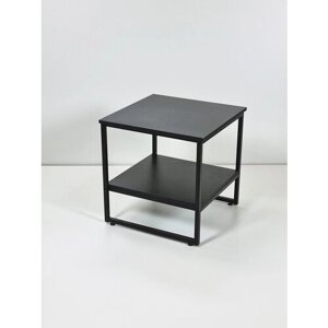 Журнальный столик в стиле Лофт / Столик квадратный кофейный придиванный / Стол для ноутбука Лофт