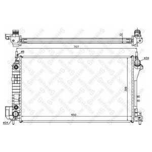10-26001-SX_радиатор системы охлаждения! Opel Vectra/Signum 1.8-3.2 02> STELLOX 1026001SX