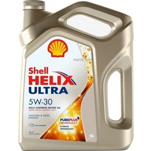 550046387 SHELL Масло моторное Helix Ultra 5w30 (4л.)