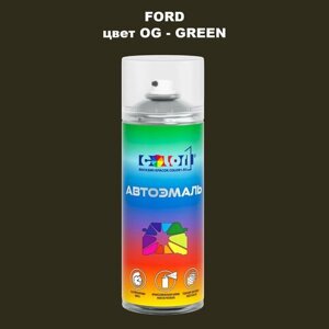 Аэрозольная краска COLOR1 для FORD, цвет OG - GREEN