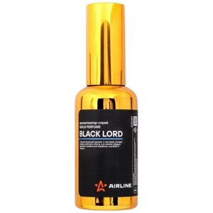 Airline ароматизатор спрей "GOLD" perfume BLACK LORD 50мл (airline)