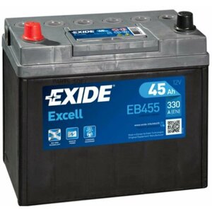 Аккумуляторная Батарея Excell [12V 45Ah 330A B0] EXIDE арт. EB455