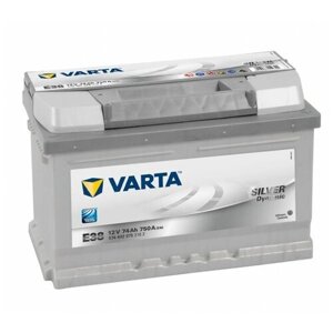 Аккумуляторная батарея VARTA Silver Dynamic 6СТ-74.0 (574 402 075) (обратная полярность, низкий)